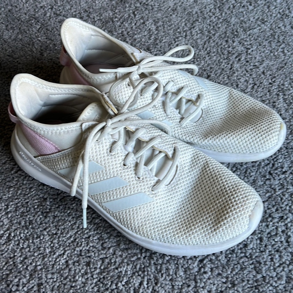 White adidas sneakers